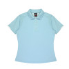 Lucia Womens Polos Light Blue White